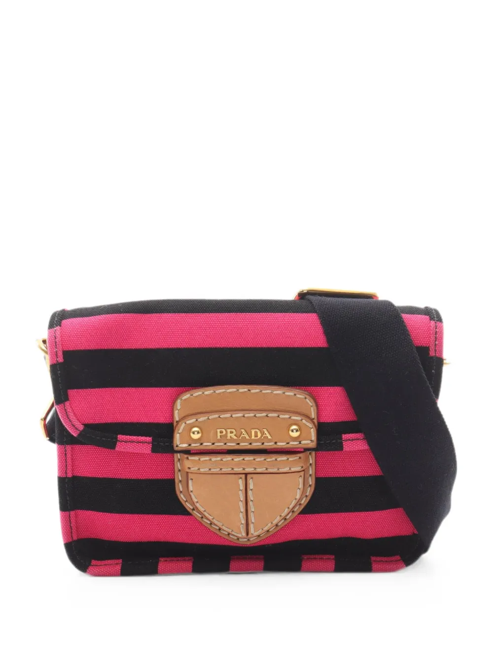 Prada Pre-Owned 2000s Canapa Rig shoulder bag - Schwarz