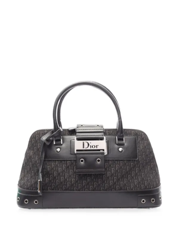 Dior Pre-owned 2000s Street Chic Trotter Handbag in Black