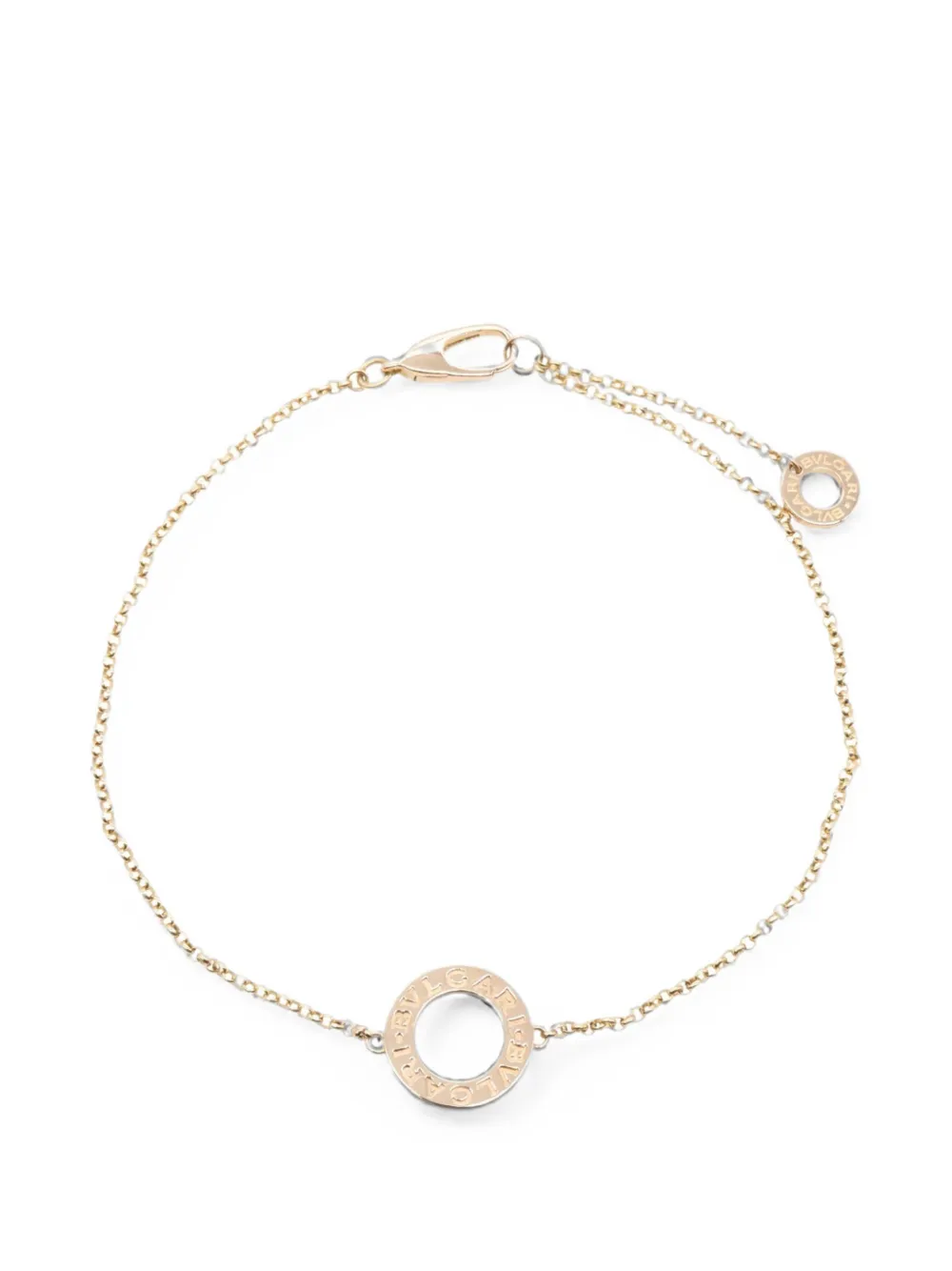 Bvlgari Pre-Owned 2010s Bulgari Bulgari mother-of-pearl bracelet - Gold