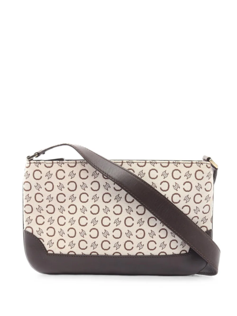 Celine Pre-Owned 2000s C Macadam shoulder bag - Nude