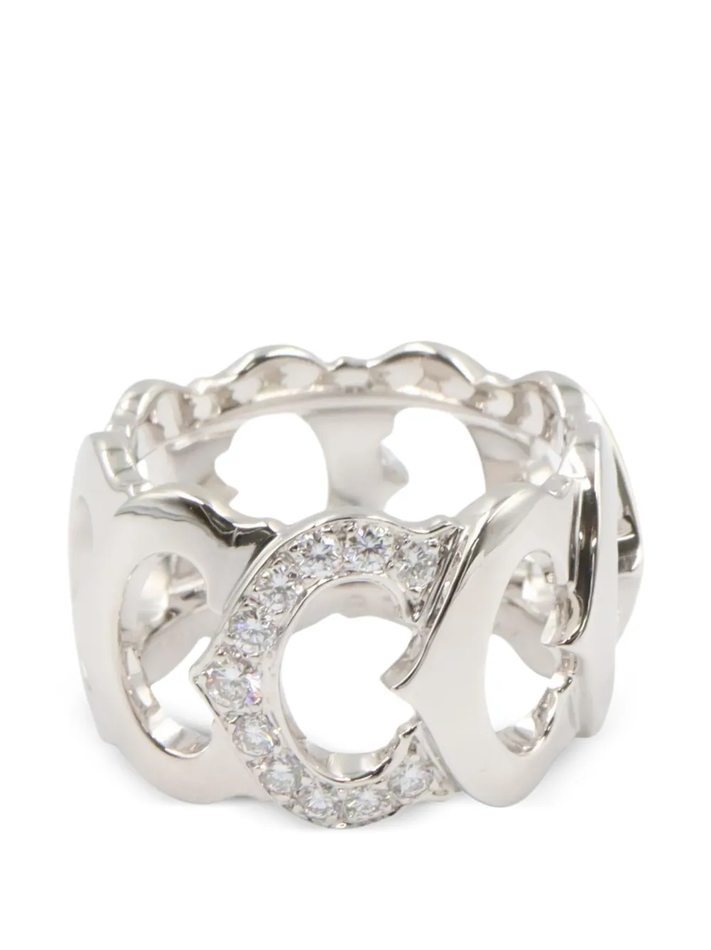 Cartier 2010s C de Cartier diamond ring - Argento