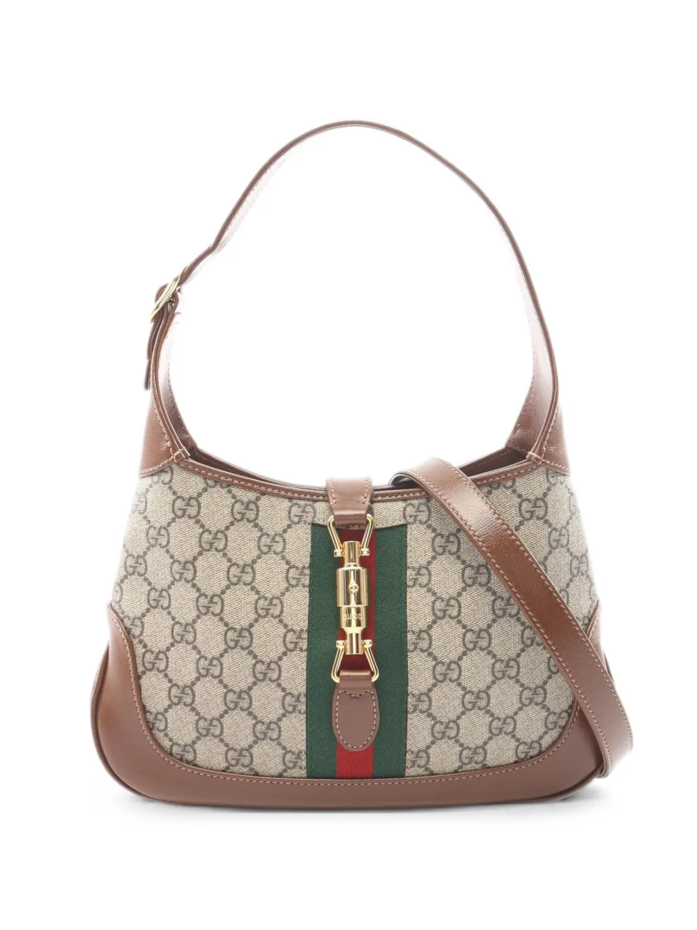 Gucci Pre-Owned 2010s GG Supreme Jackie shoulder bag - Toni neutri