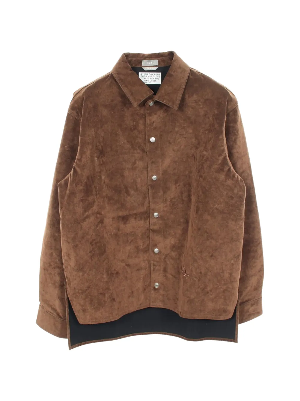 Christian Dior Pre-Owned 2010s x Travis Scott Cactus Jack embroidered shirt jacket - Marrone