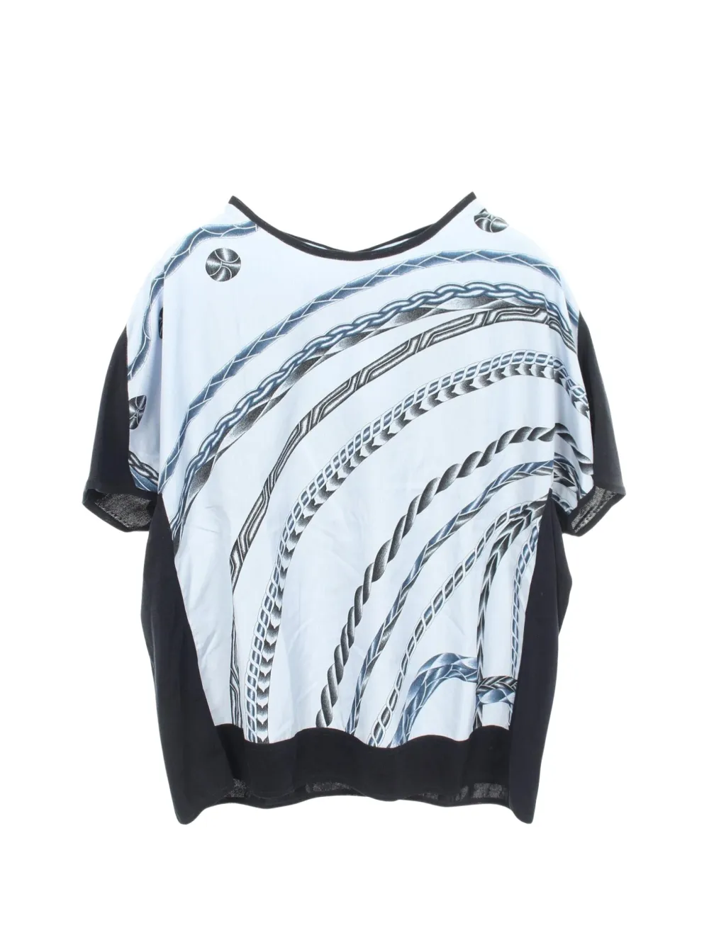 Hermès Pre-Owned 2010s color-block T-shirt - Nero