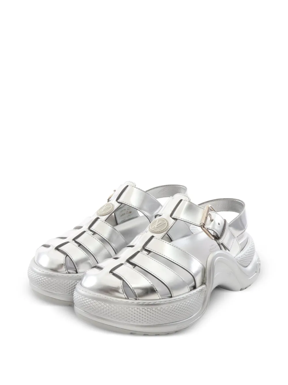 Louis Vuitton Pre-Owned 2022 Arclight Line sandals - Silber