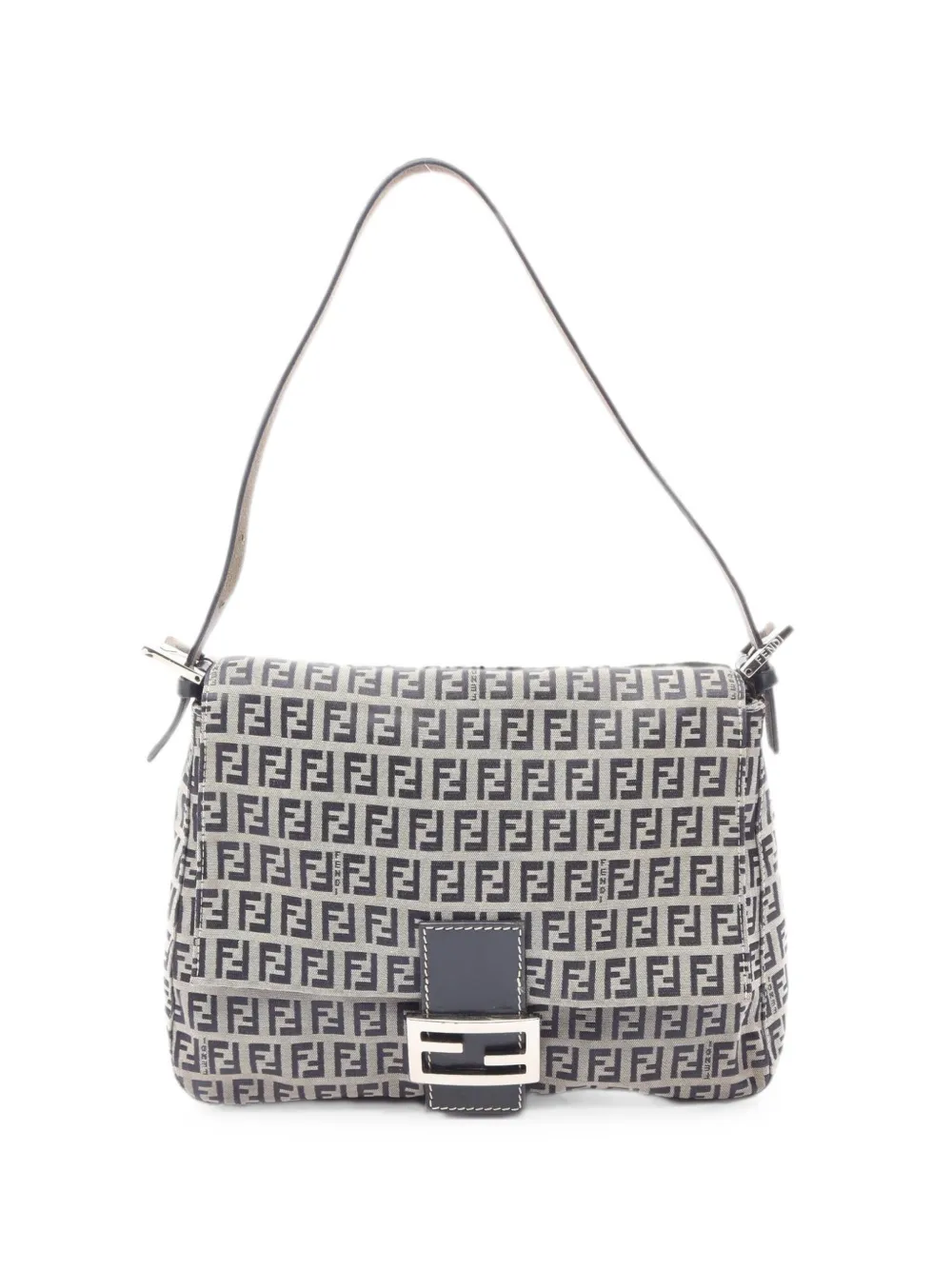 Fendi Pre-Owned 2000s FF logo Mamma Baguette shoulder bag - Nude