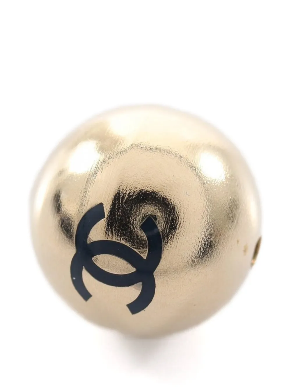 CHANEL Pre-Owned 2015 Camellia tweed brooch - Blau
