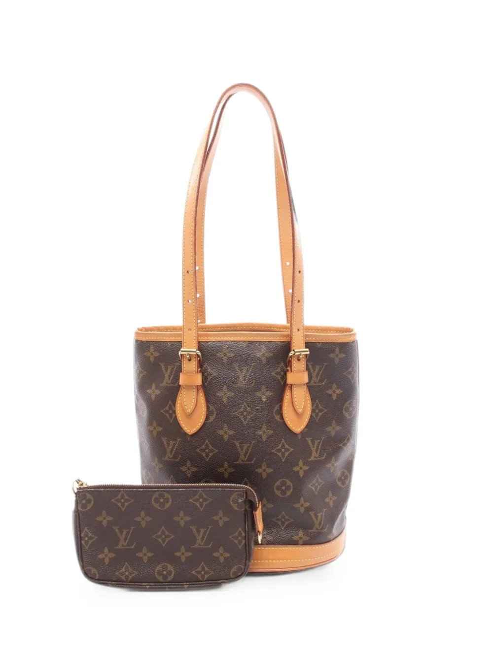 Louis Vuitton Pre-Owned 2003 Bucket PM Monogram shoulder bag - Marrone