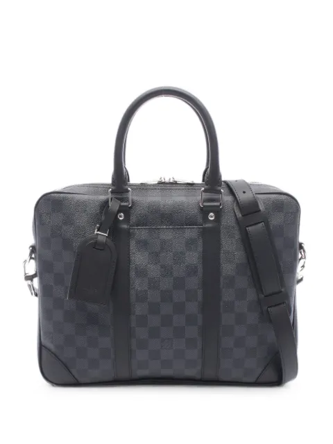 Louis Vuitton Pre-Owned 2010s Porte Document Voyage Damier Graphite briefcase