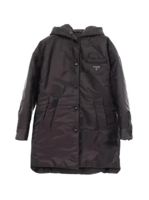 Prada Re-Nylon triangle-logo Raincoat | Black | FARFETCH