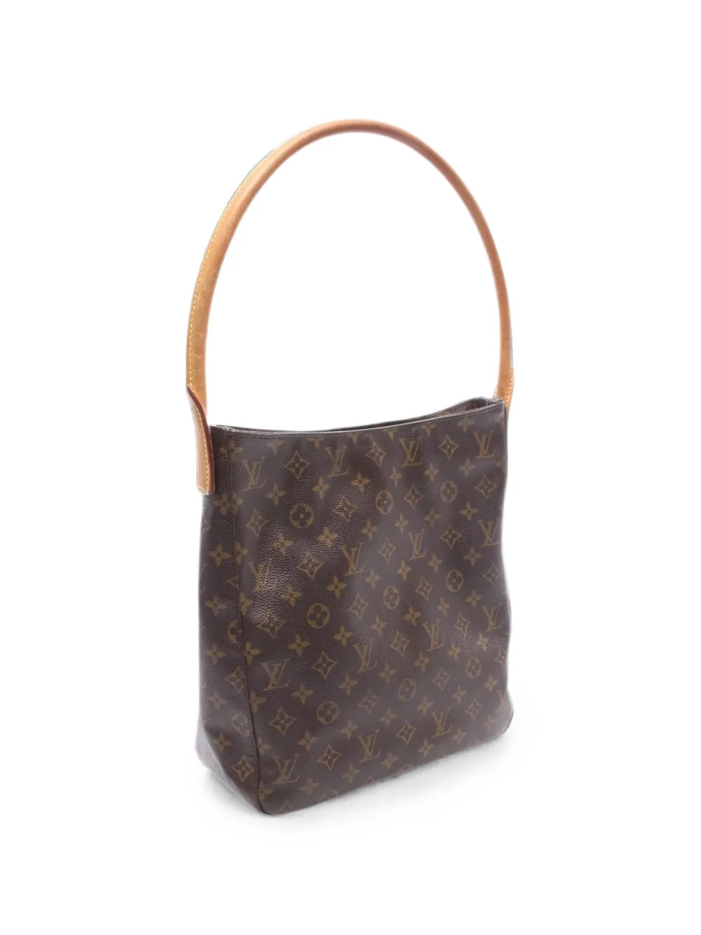 Louis Vuitton Pre-Owned 2001 Looping MM schoudertas met monogram Bruin