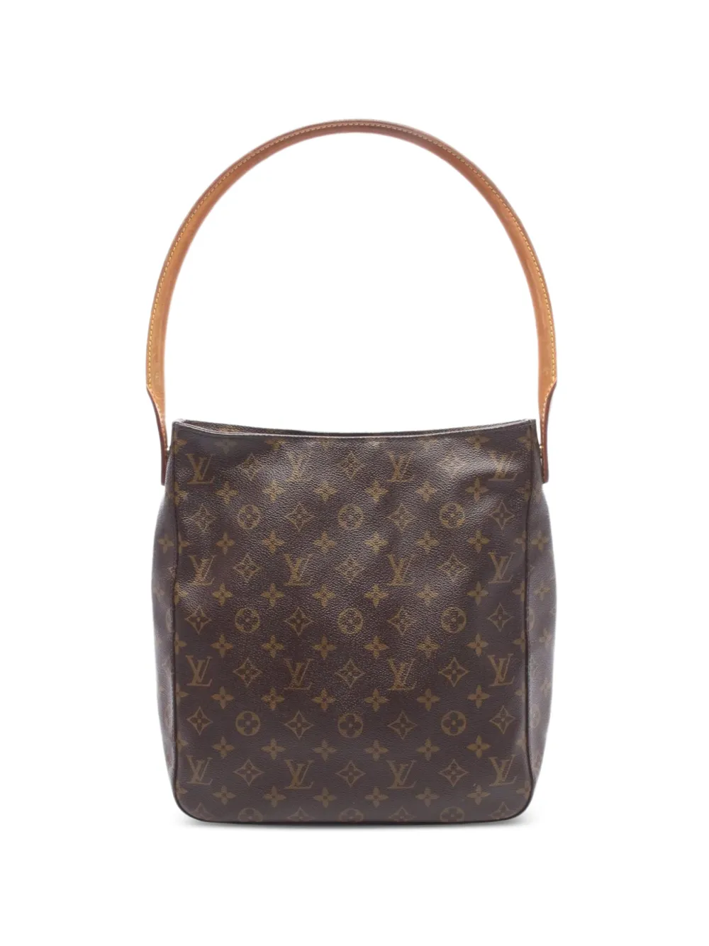 Louis Vuitton Pre-Owned 2001 Looping MM schoudertas met monogram Bruin