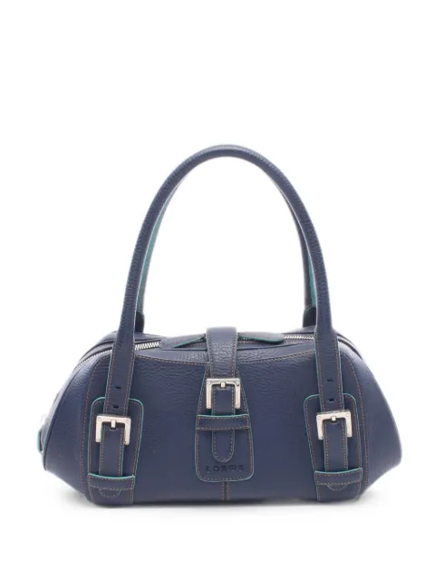 Loewe Pre-Owned 2000s Senda buckled leather handbag