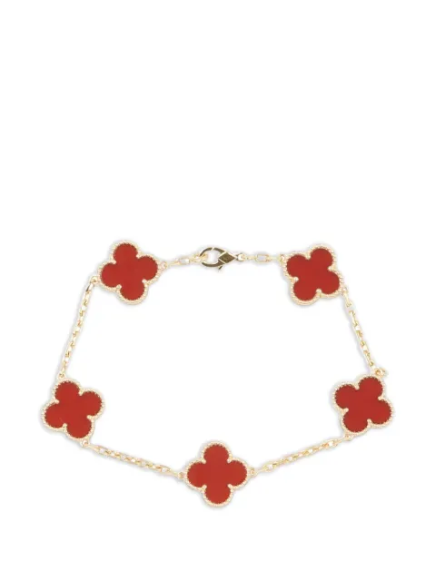 Van Cleef & Arpels Pre-Owned 2010s Vintage Alhambra carnelian bracelet