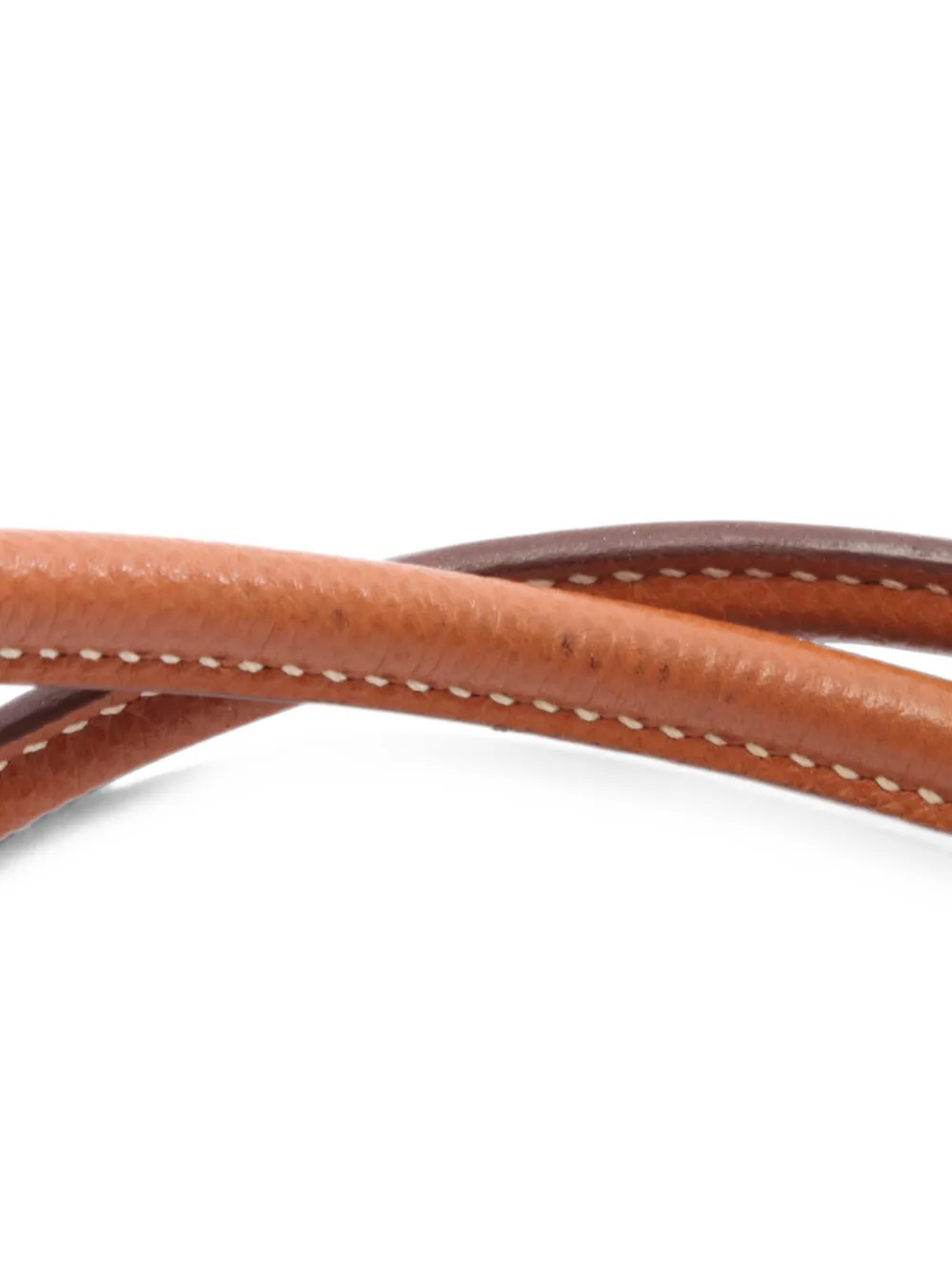 Hermès Pre-owned 2005 Mini Plume 20 Leather Handbag in Brown, view 4