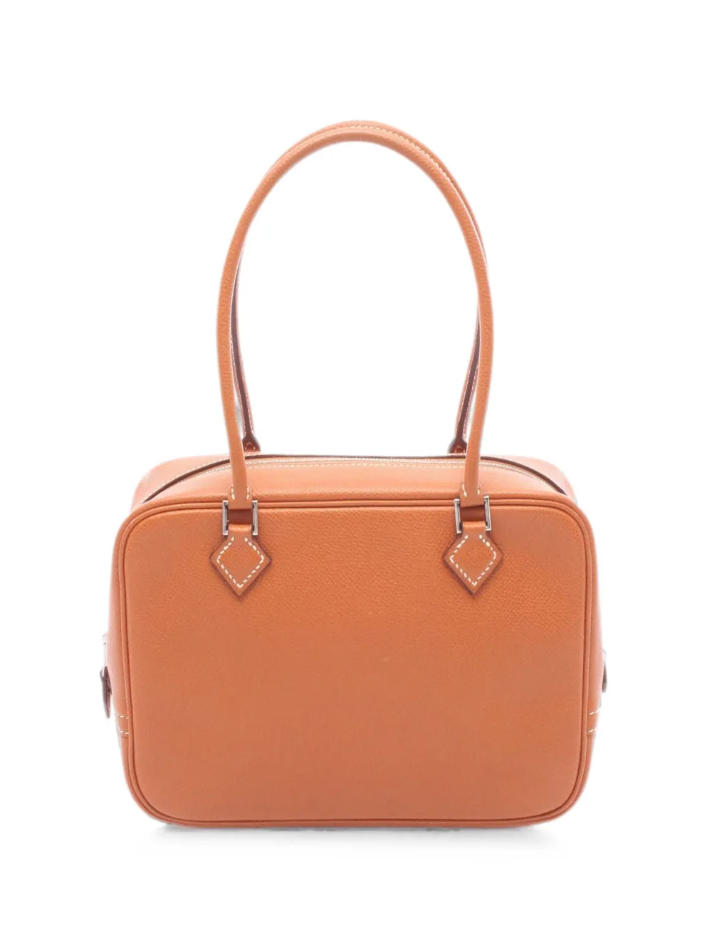 Hermès Pre-Owned 2005 mini Plume 20 leather handbag - Braun