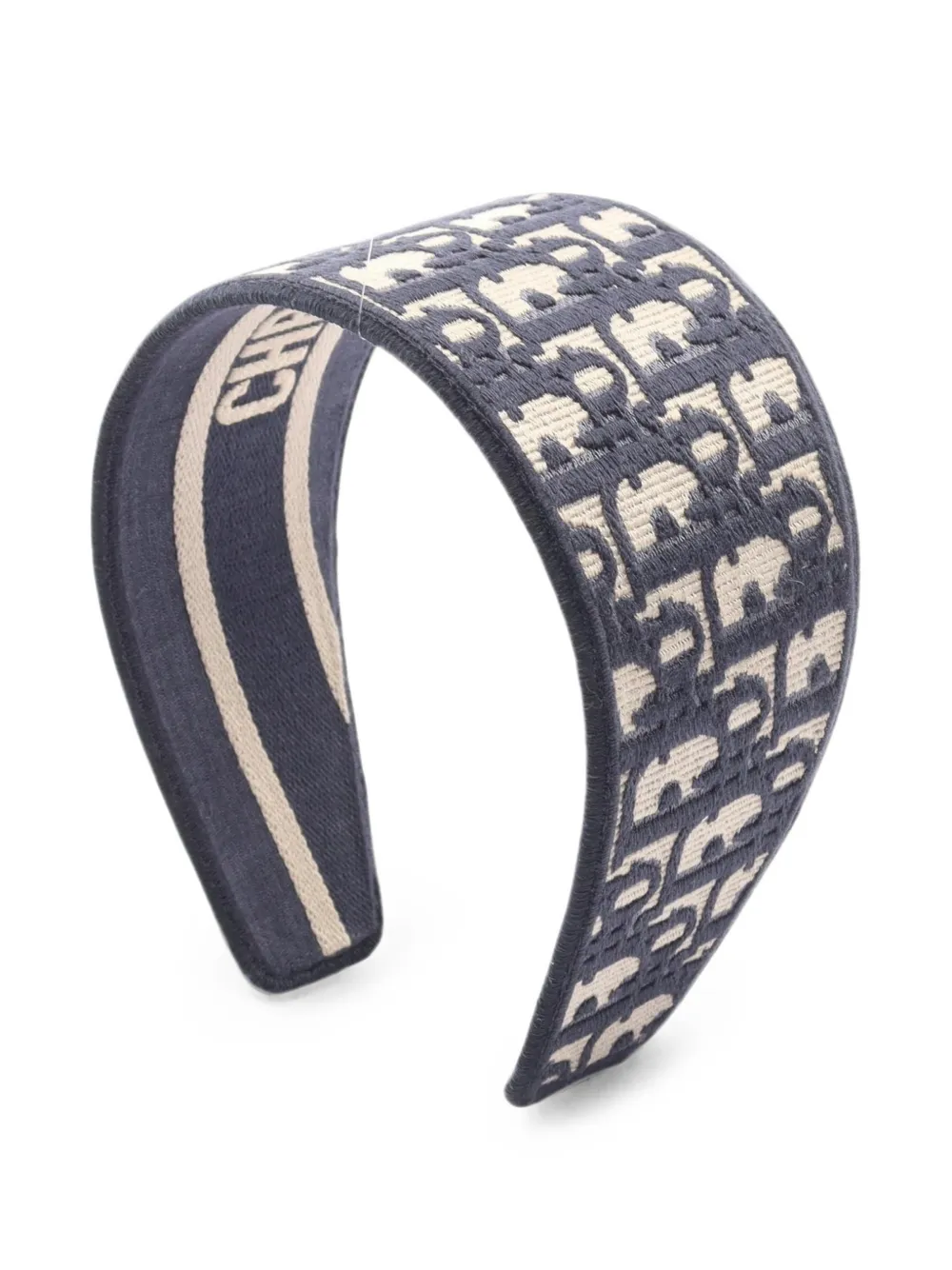 Christian Dior Pre-Owned 2010s Oblique headband - Blau