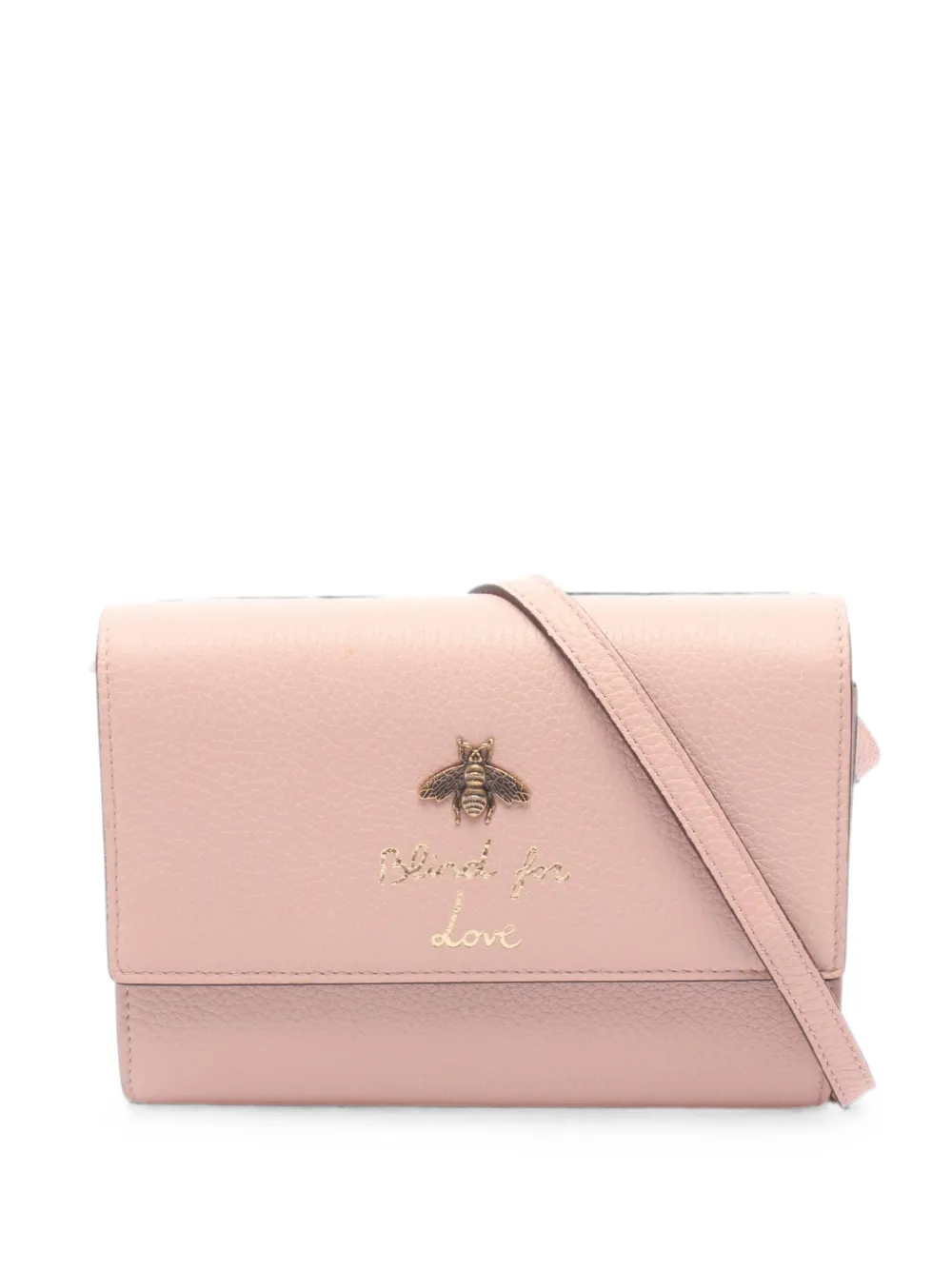 Gucci Pre-Owned 2010s Animalier bee shoulder bag - Rosa