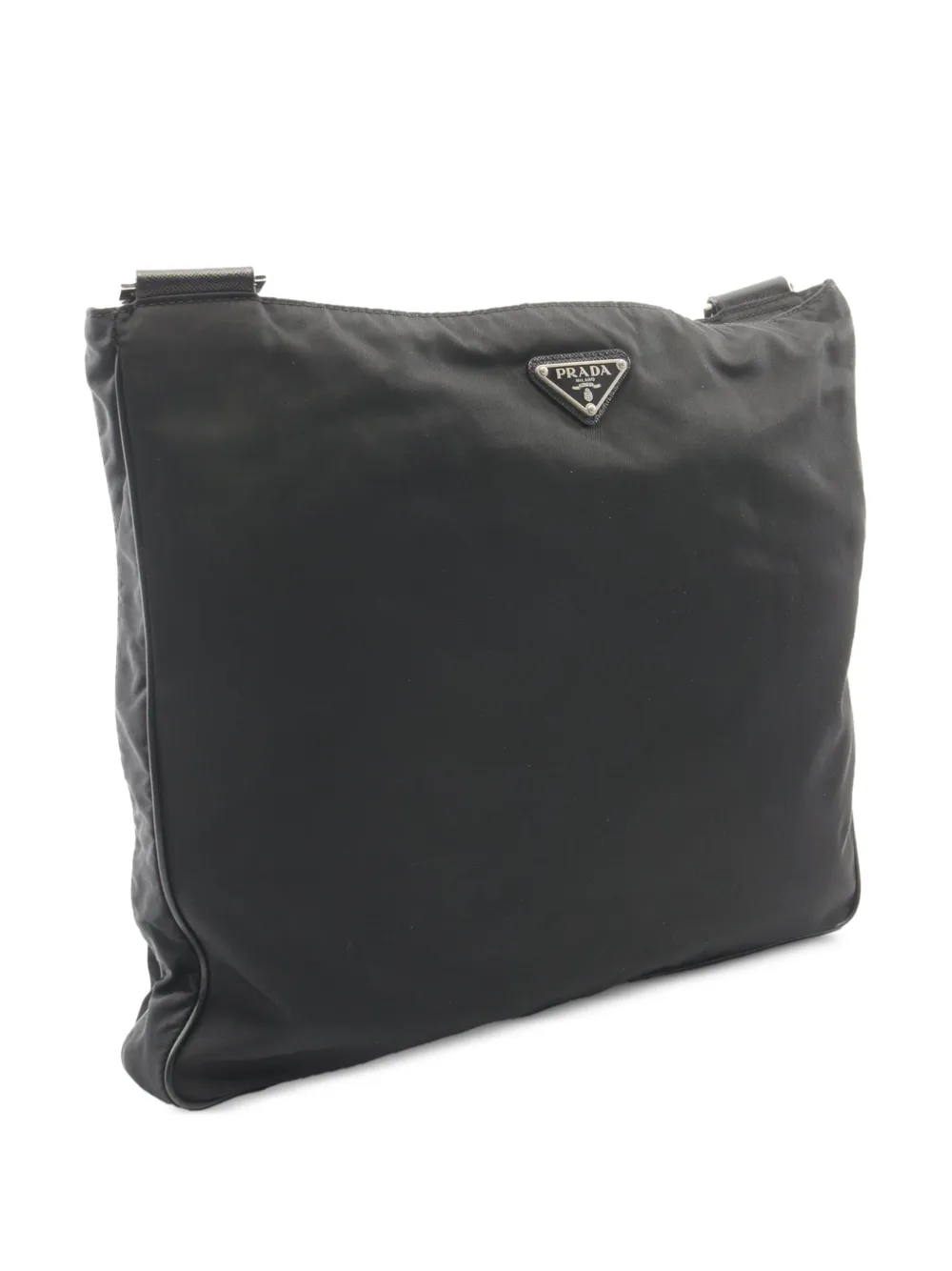 Prada Pre-Owned 2000s triangle-logo shoulder bag - Nero