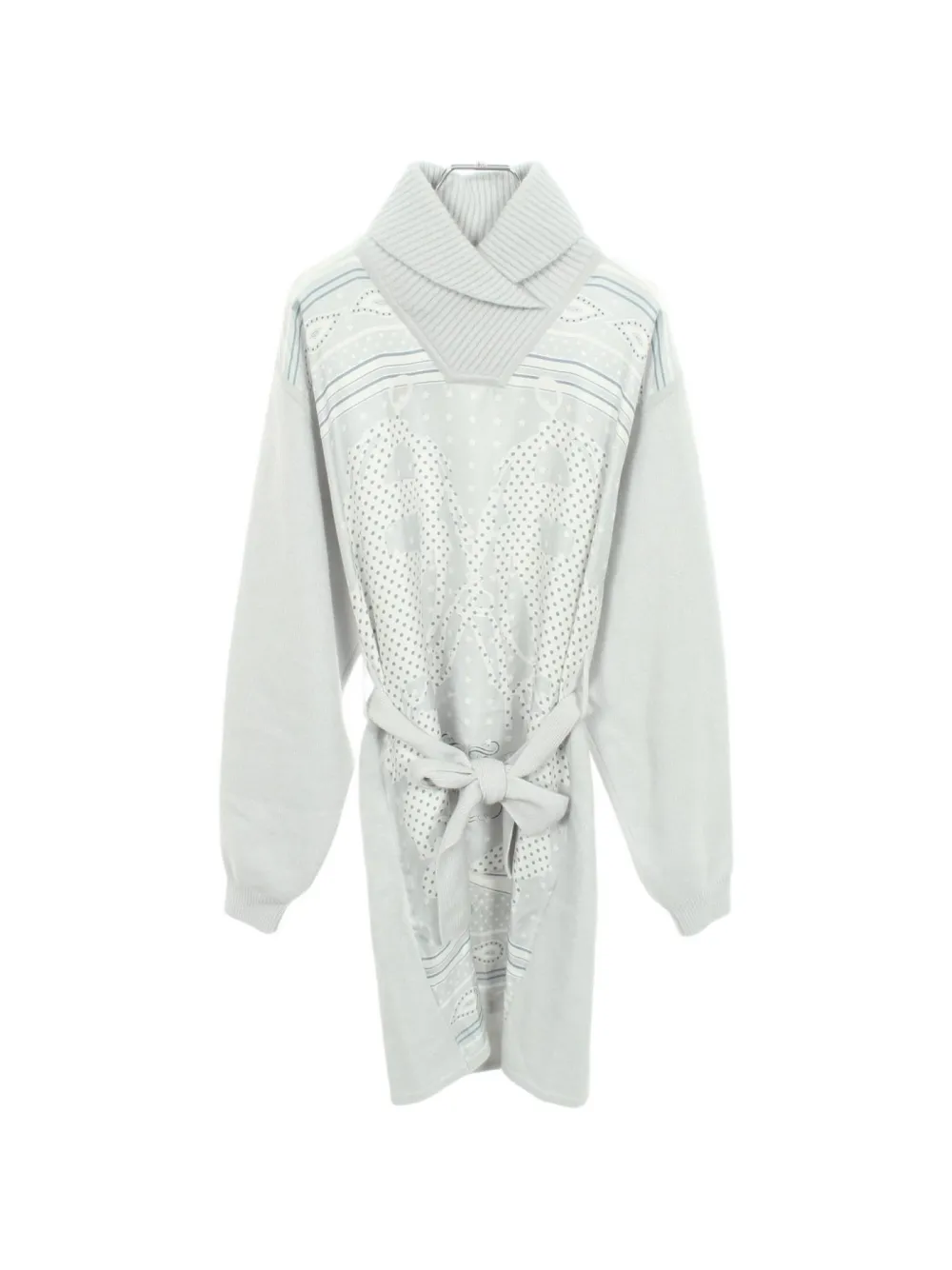 Hermès Pre-Owned 2010s Brides de Gala belted dress - Blu