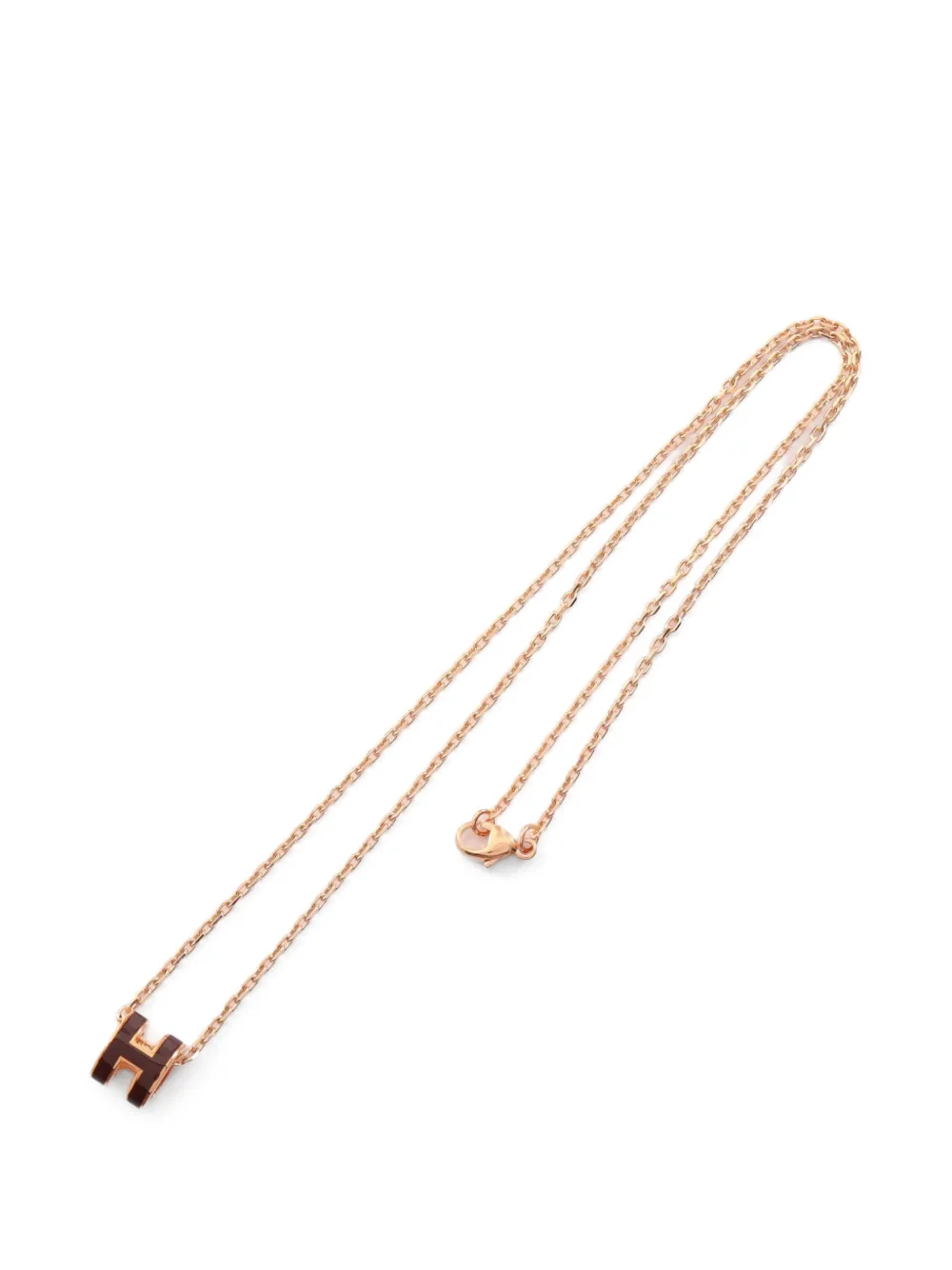 Hermès Pre-Owned 2010s Mini Pop H necklace - Gold