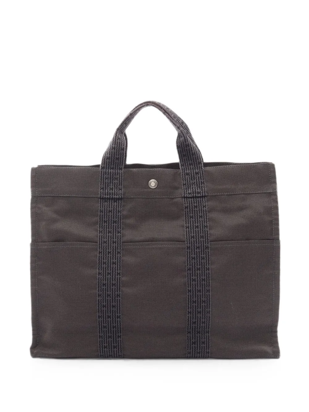 Pre-owned Hermes 2010s Yale Line Mm Tote Bag In Brown
