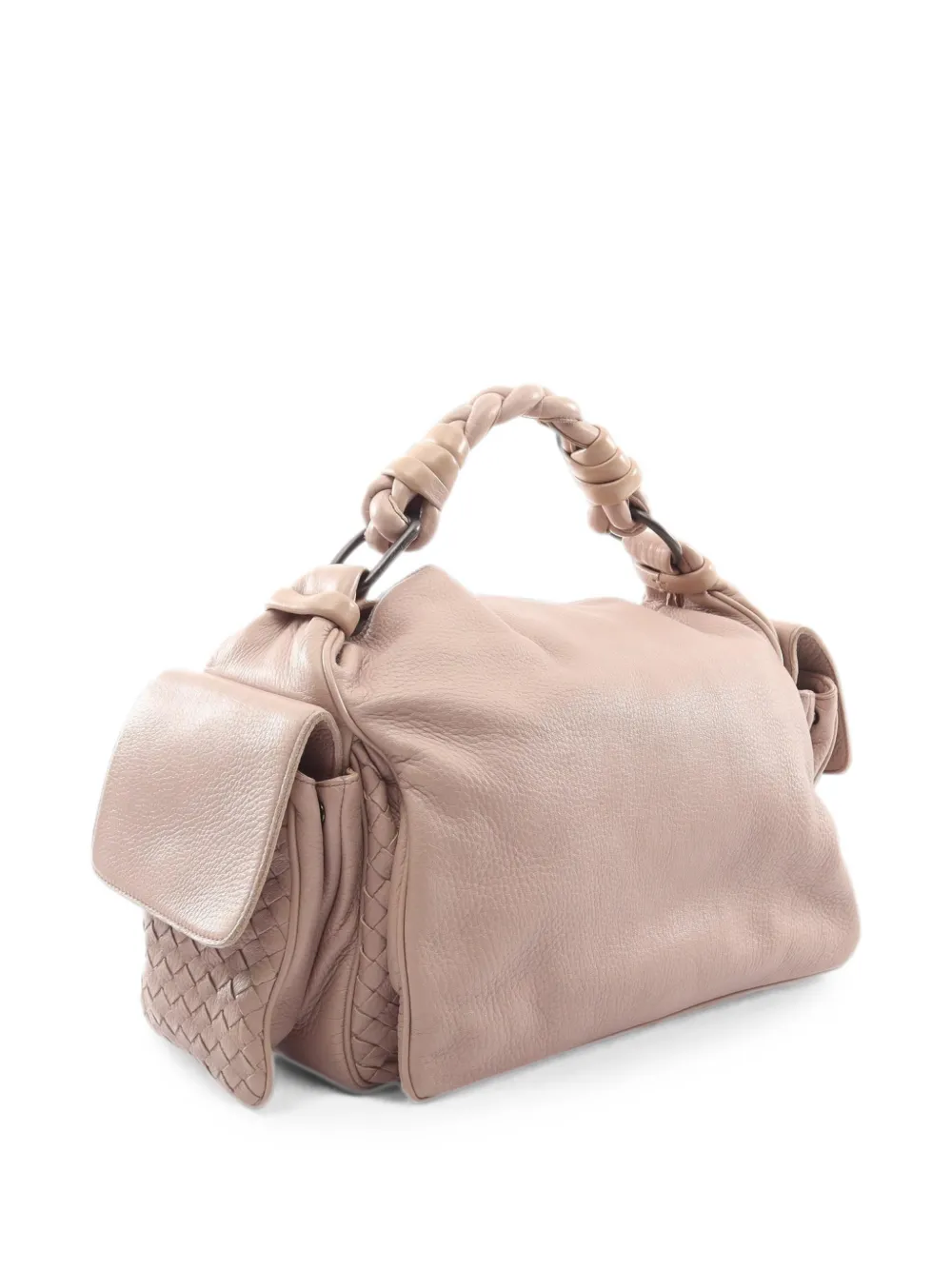 Bottega Veneta Pre-Owned 2000s Cocker intrecciato schoudertas Roze