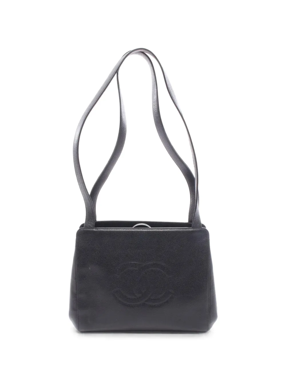 CHANEL Pre-Owned 1997-1999 logo-detail shoulder bag - Black