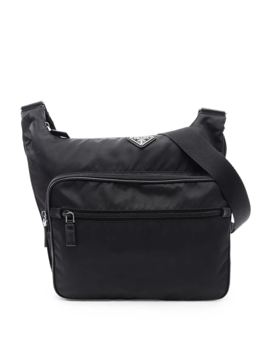 Prada Pre-Owned 2000s triangle-logo cross body bag - Schwarz