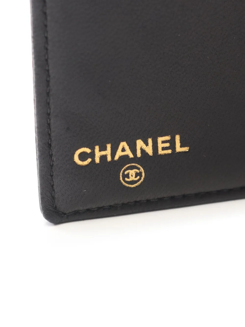 CHANEL Pre-Owned 2000-2002 ココマーク 二つ折り財布 | ブラック