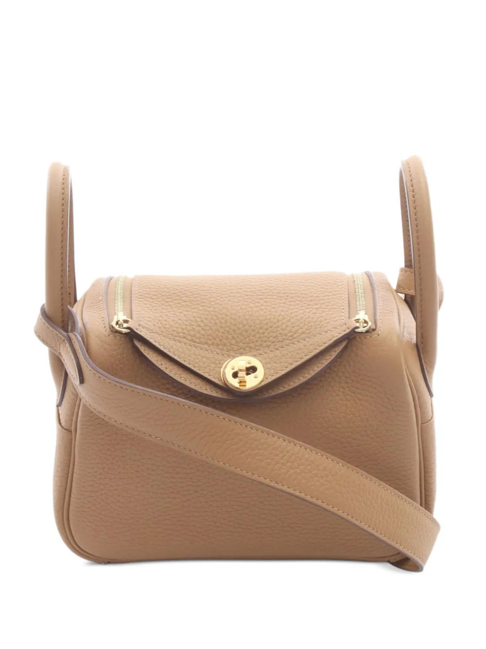 Hermès Pre-Owned 2021 mini Lindy tote bag - Marrone