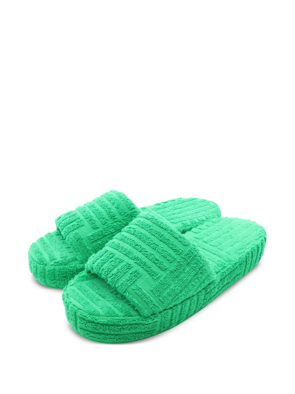 Bottega Veneta Pre-Owned 2020s Resort slippers - Grün