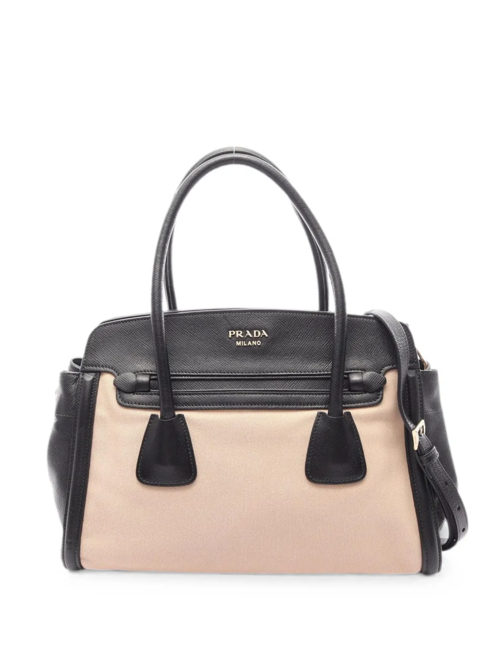 Prada Pre-Owned 2000s Saffiano leather handbag - Schwarz