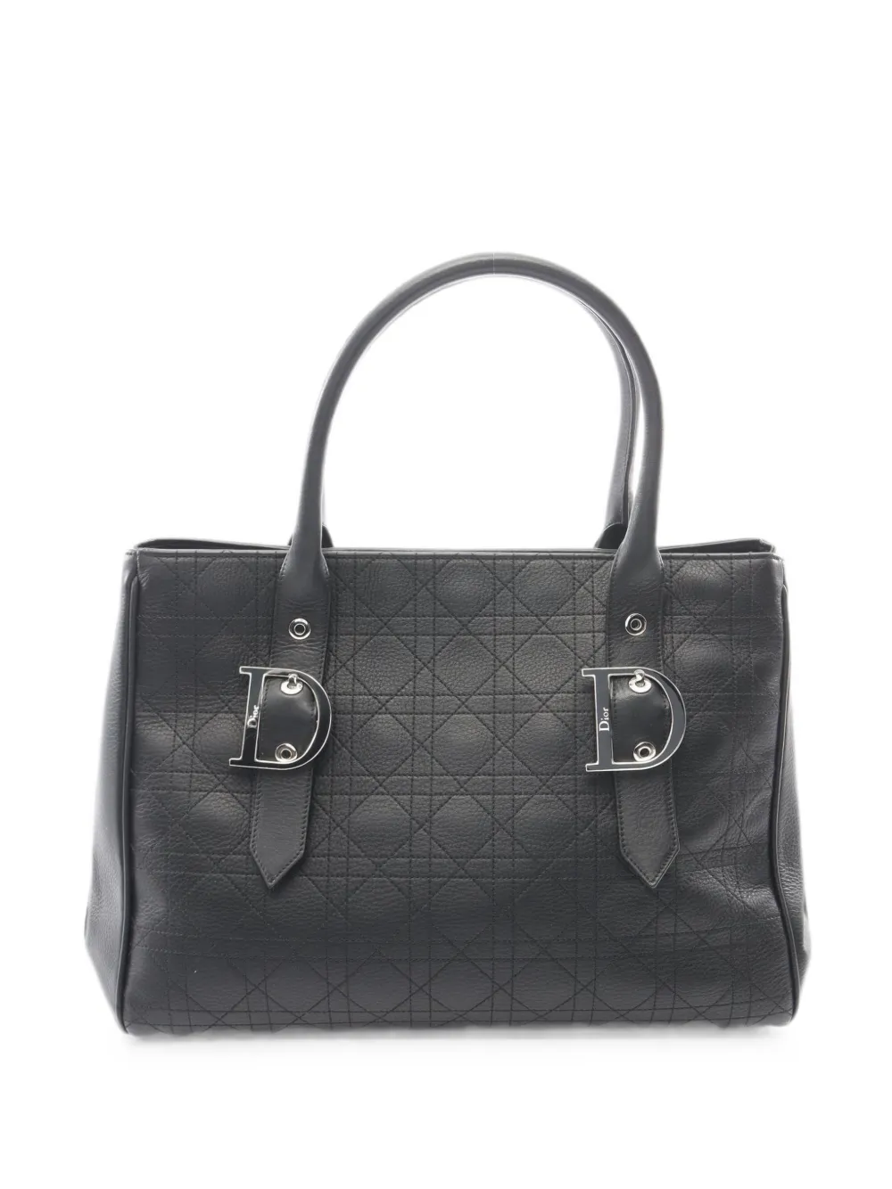 Christian Dior Pre-Owned 2010s Cannage shoulder bag - Schwarz