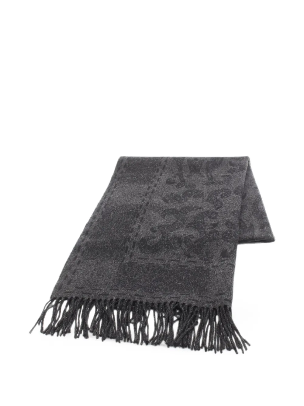Bvlgari Pre-Owned 2010s cashmere scarf - Grau