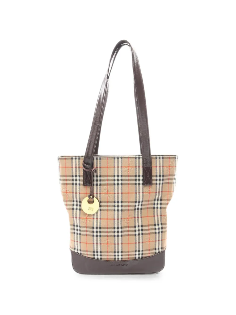 Burberry Pre-Owned 2010s Haymarket check shoulder bag - Toni neutri