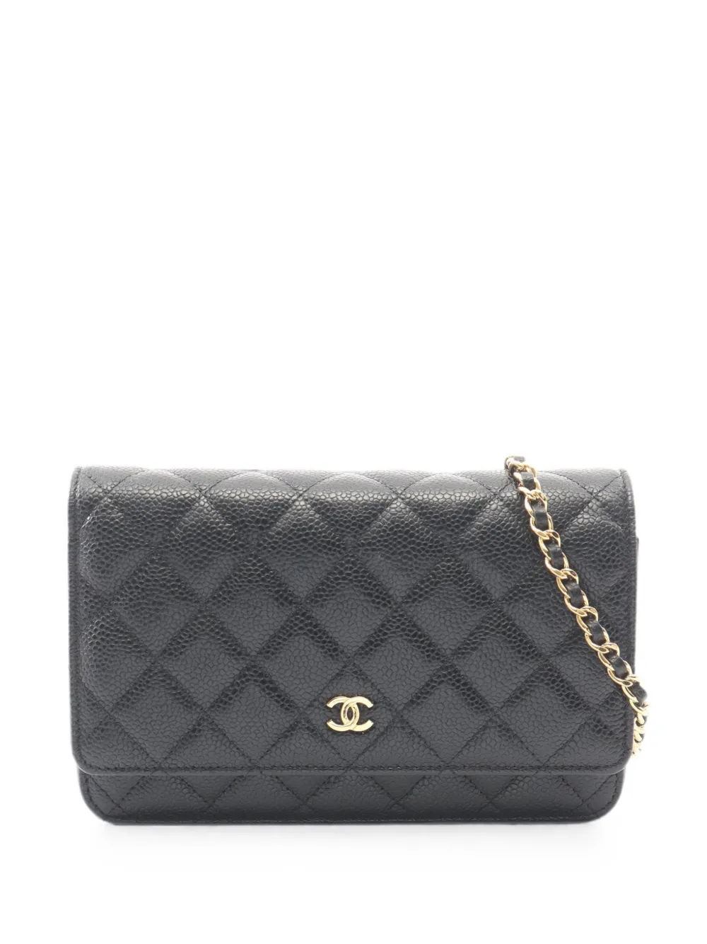 CHANEL Pre-Owned 2021s Matelassé-effect mini bag - Nero