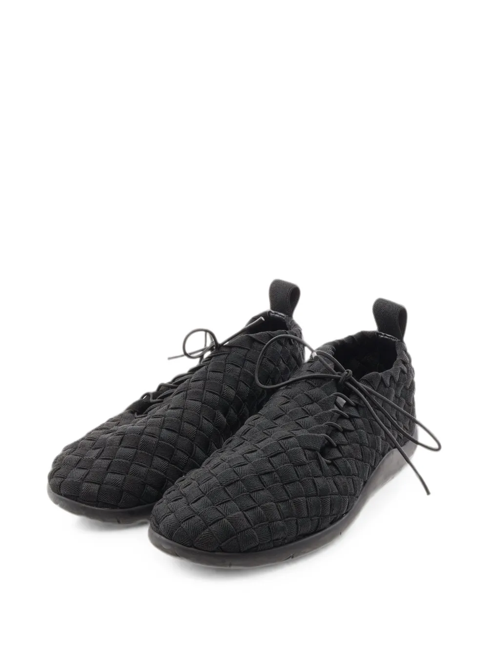 Bottega Veneta Pre-Owned 2010s Intrecciato-design sneakers - Schwarz