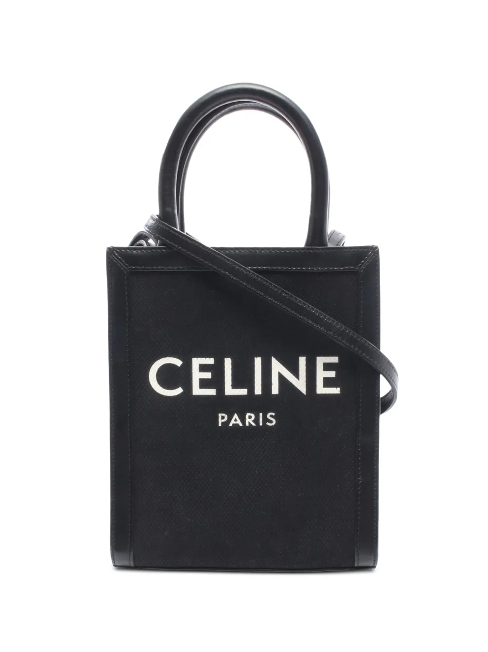 Celine Pre-Owned 2010s mini Vertical Cabas tote bag - Nero