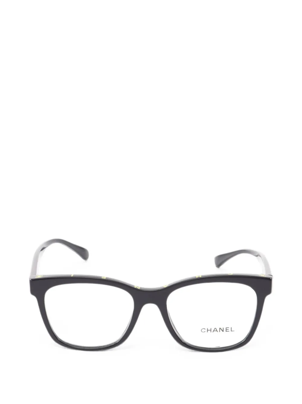 CHANEL Pre-Owned 1986-1988 square-frame glasses - Nero