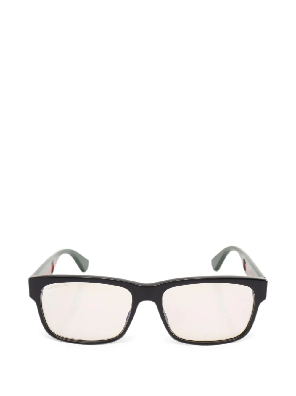Gucci Pre-Owned 2010s square-frame glasses - Nero