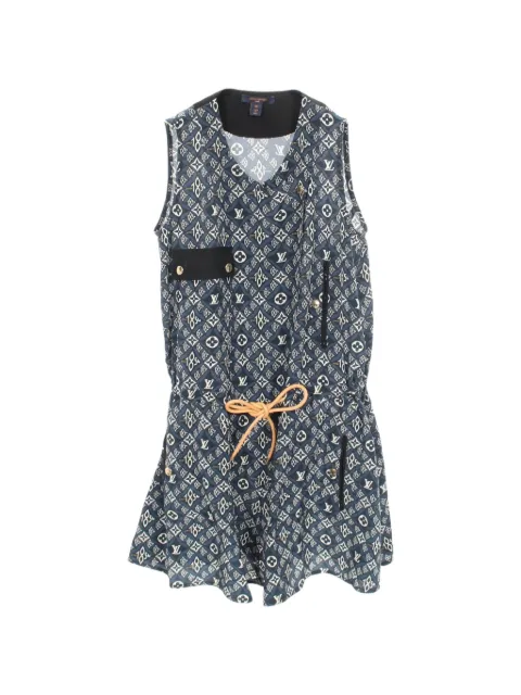 Louis Vuitton Pre-Owned 2010s Since 1854 monogram sleeveless midi dress