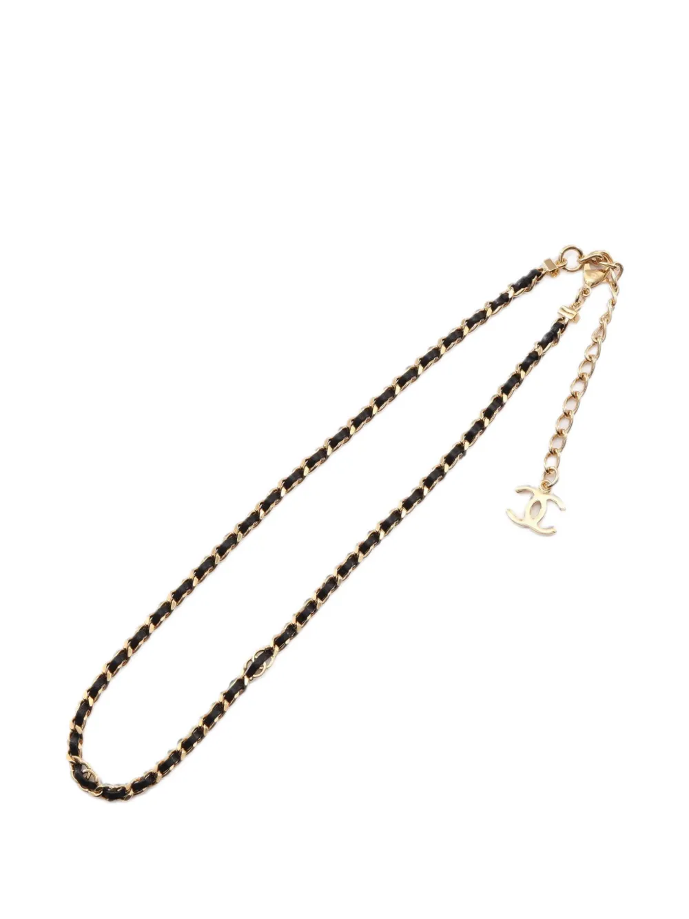 CHANEL Pre-Owned Coco Mark chain necklace - Oro