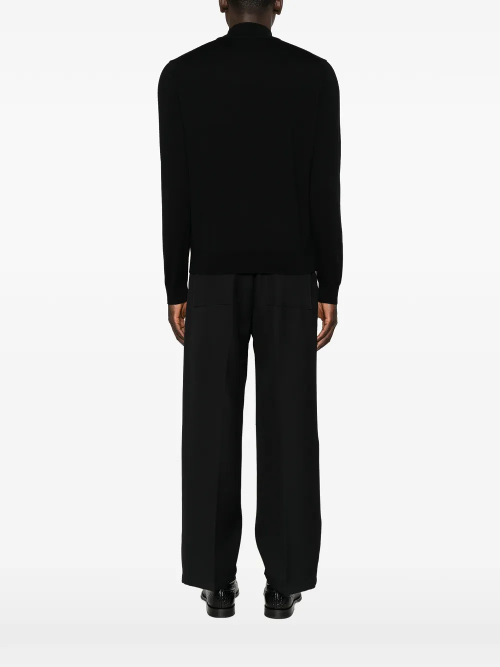 Corneliani Trui met hoge hals Zwart