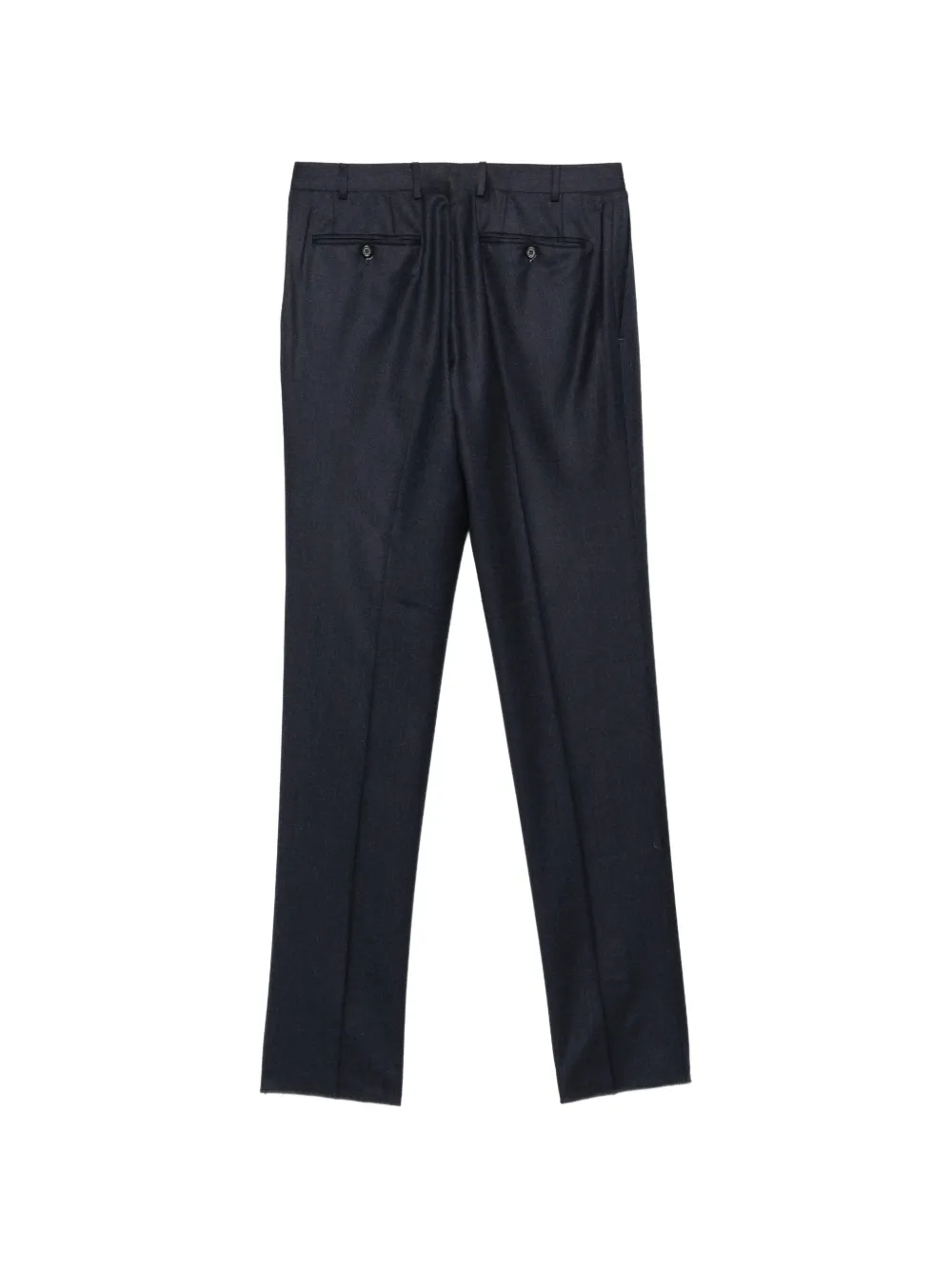 Canali Geplooide pantalon Blauw