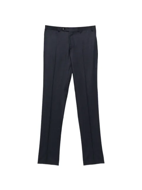 Canali pressed-crease tailored trousers