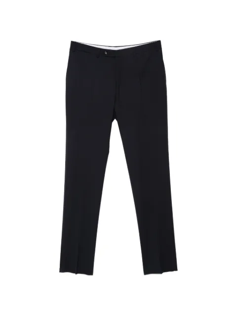 Canali Travel pressed-crease tailored trousers
