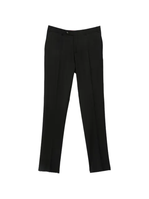 Canali pressed-crease trousers