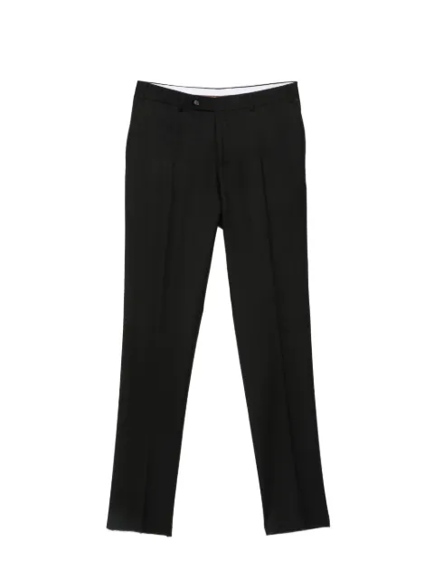 Canali pressed-crease trousers