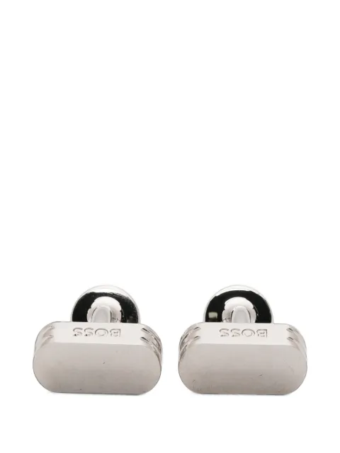 BOSS logo-engraved cufflinks